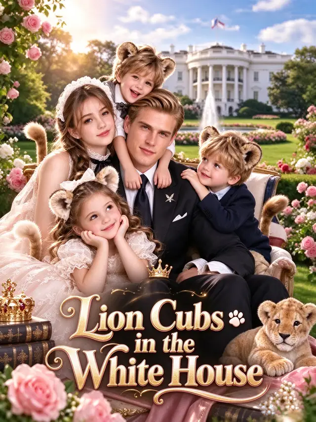 Lion Cubs in the White House poster